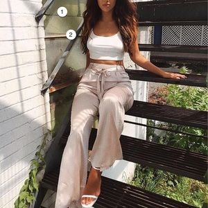 Adios Baby Satin Pants